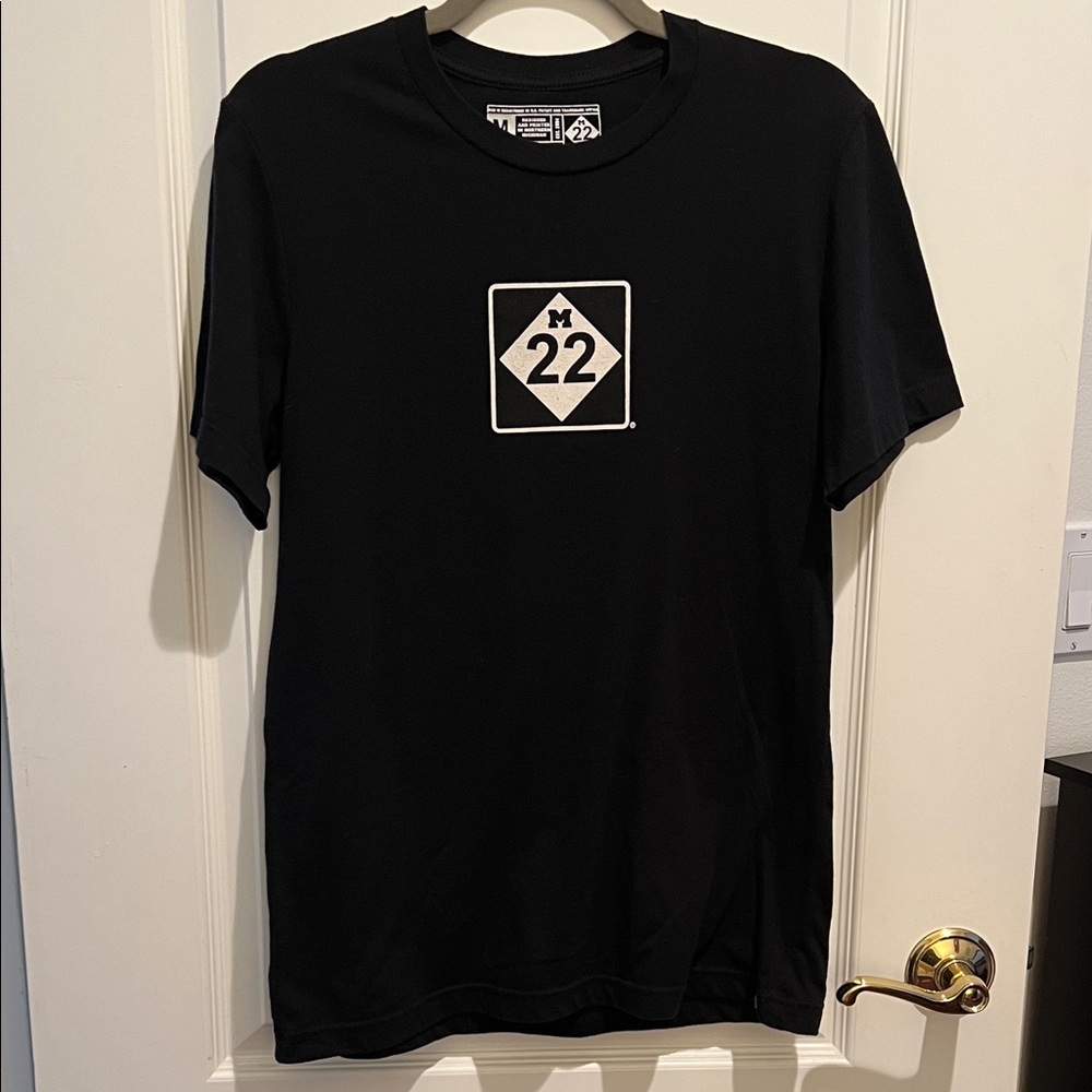 Black Short Sleeve Men's Tee